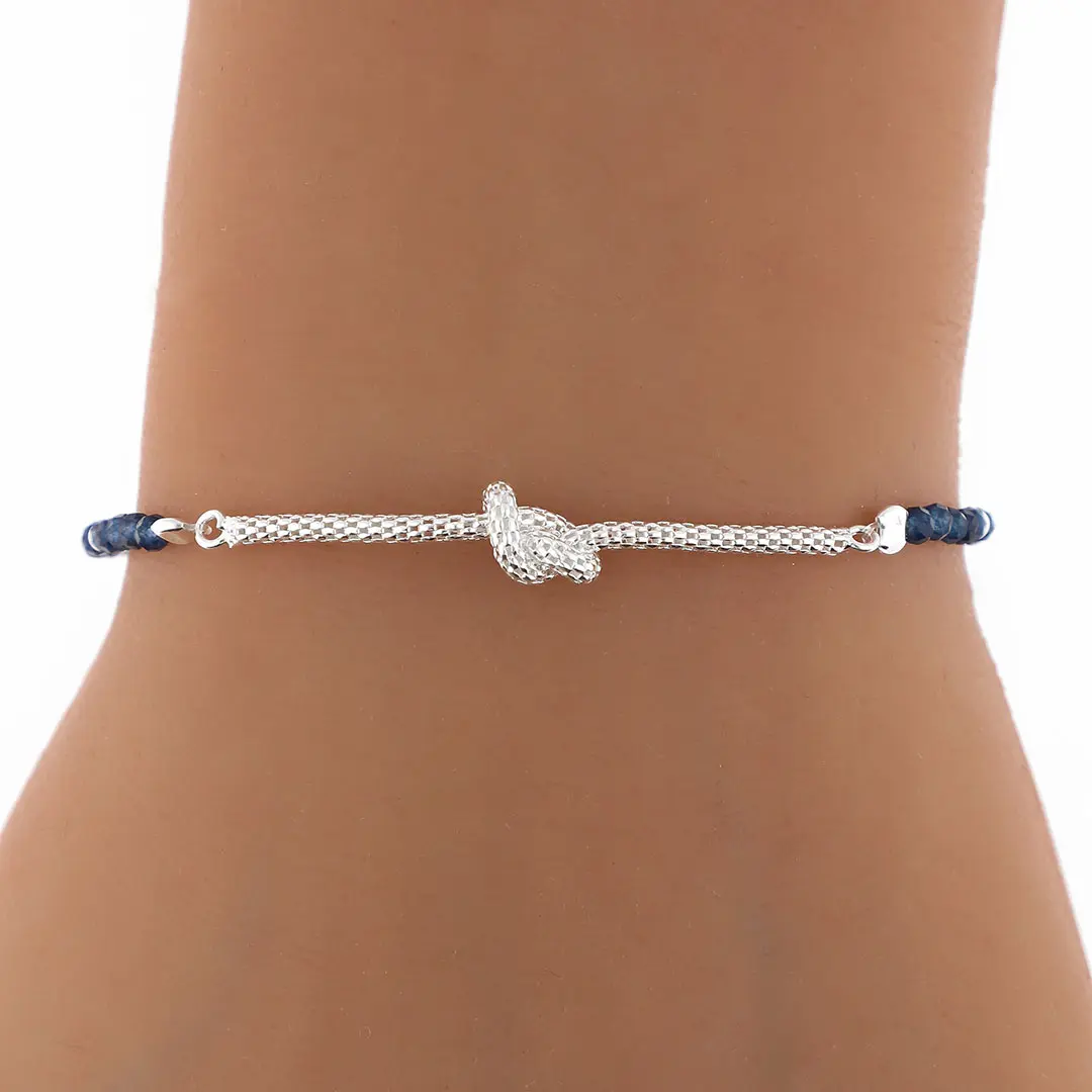 PULSERA NUDO AZUL