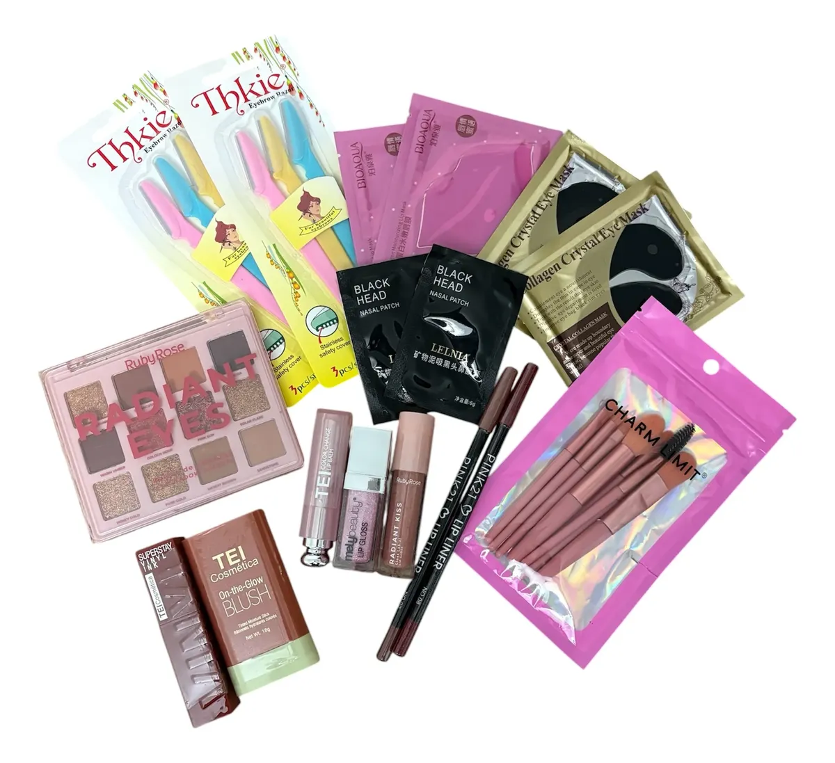 COMB5461- Combo Emprendedor Kit Emprendedor Maquillaje 17 Productos Surtidos (imagen ilustrativa)
