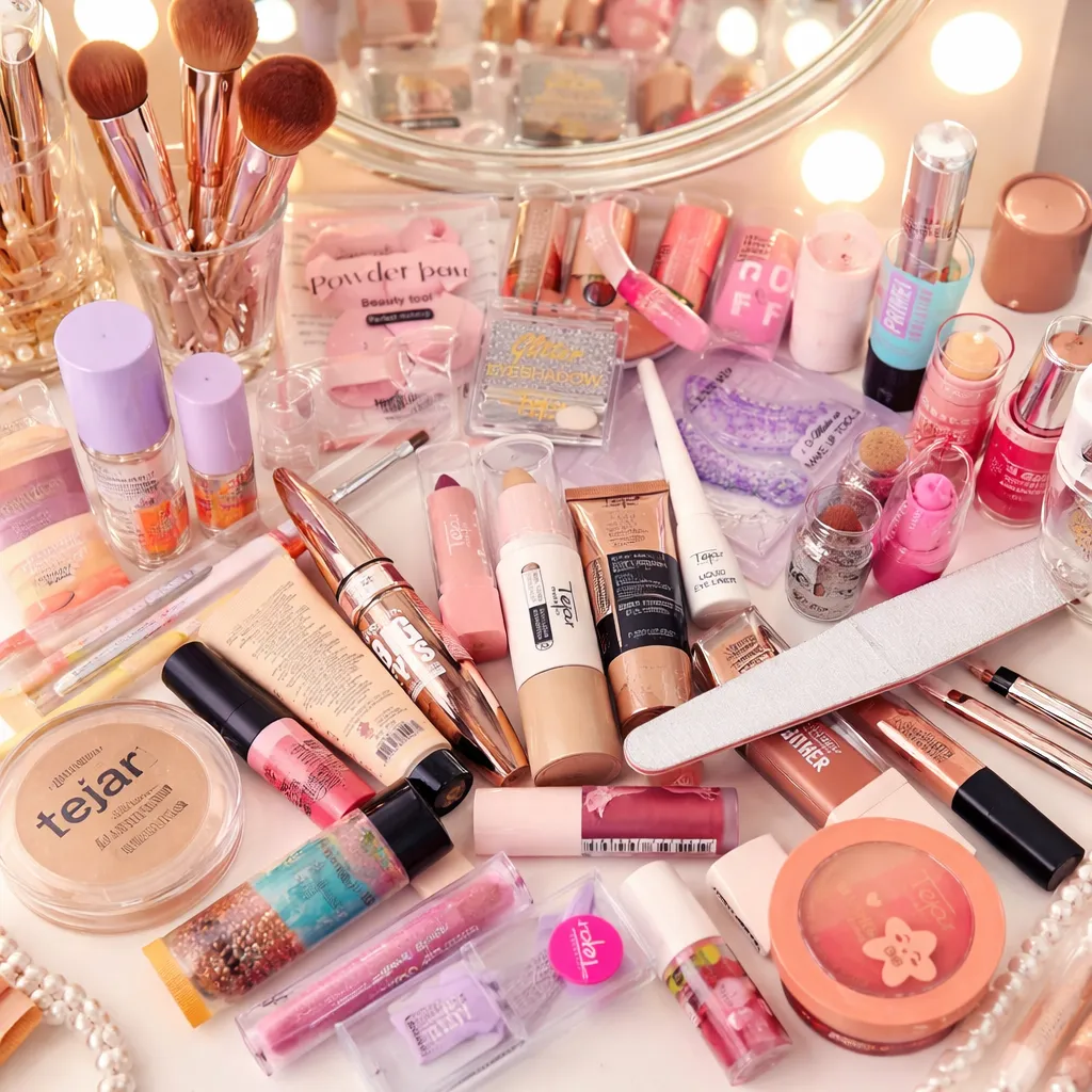 COMB5451- Combo Emprendedor Maquillaje Tejar X 50 Unidades / Box Completo Make Up (IMAGEN ILUSTRATIVA)