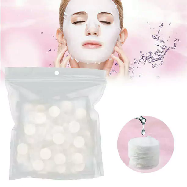MK048 -Mascarilla Faciales Comprimidas Pack X100 Unidades - Imagen 2