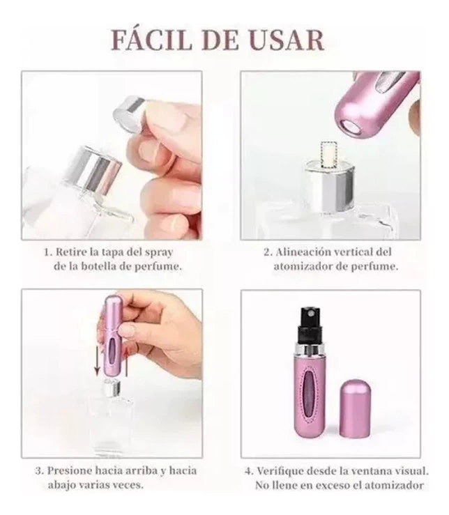 MK041 -Perfumero Portatil Recargable - 8ml - Imagen 3
