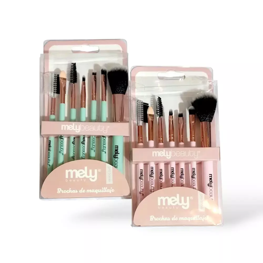 MK027- Brochas De Maquillaje X7 Unidades - Mely