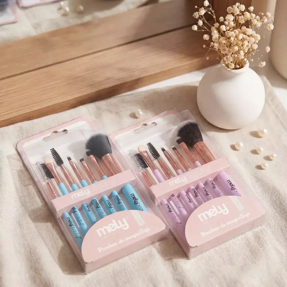 MK027- Brochas De Maquillaje X7 Unidades - Mely - Imagen 2
