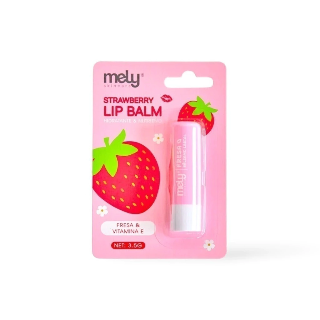MK039 -Balsamo Labial Hidratante De Frutilla - Mely - Imagen 2