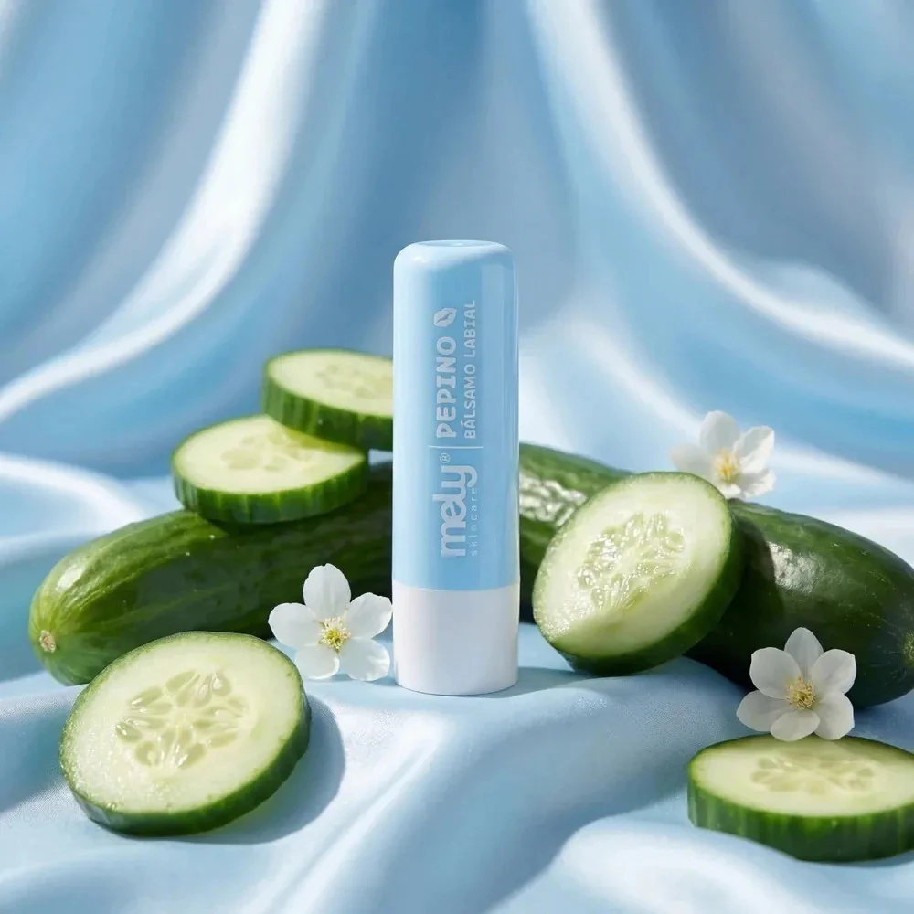 MK038 -Balsamo Labial Hidratante Pepino & Cártamo - Mely - Imagen 3