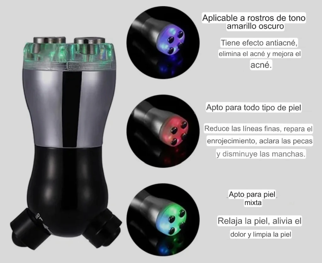 MK045 -Electroporador Antiarrugas Facial Corporal Estetica Colageno - Imagen 2