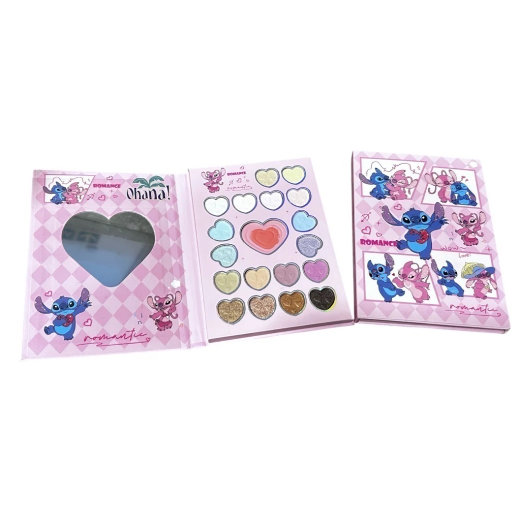 MK012- Kit De Maquillaje Paleta De Sombra Stitch.