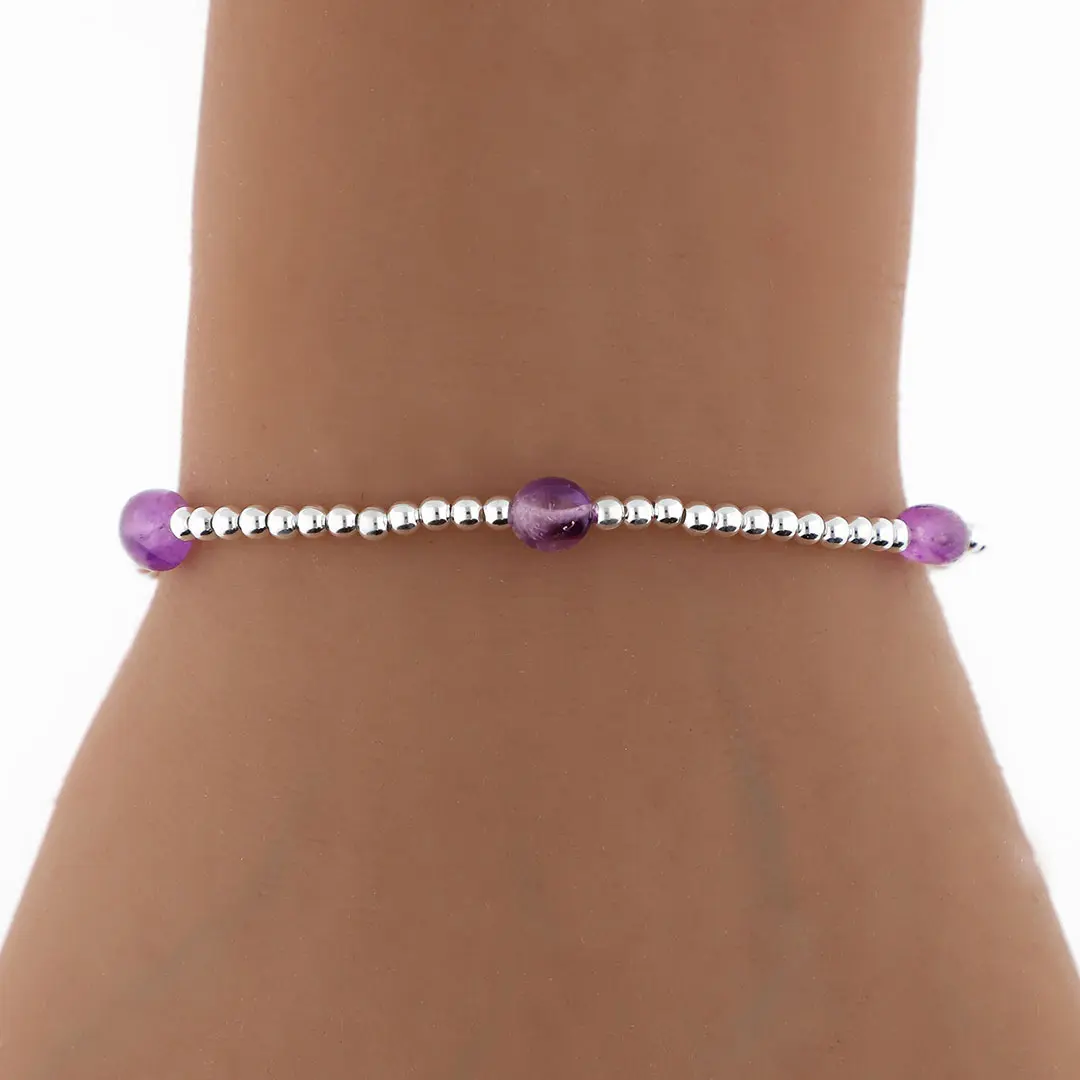 PULSERA AMATISTA