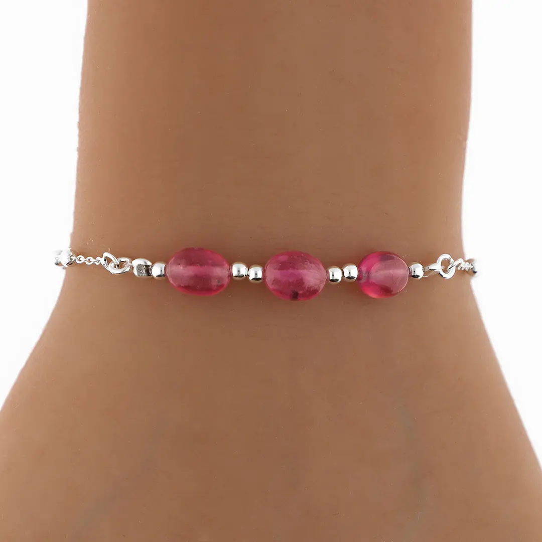 PULSERA TURMALINA ROSA